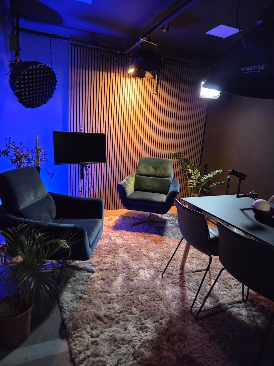 Estúdio Marcato, poltronas de gravação